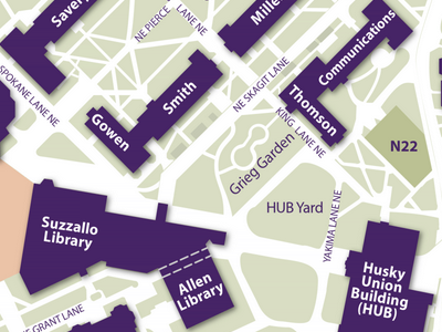 HUB - Grieg on Campus Map