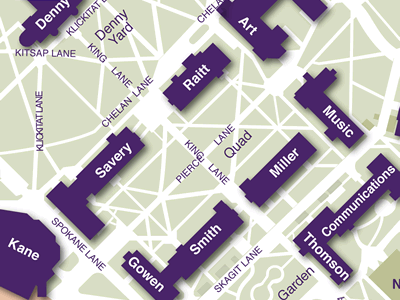 Quad on Campus Map