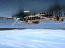 View of the dock from Friday Harbor Library