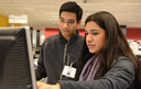 Research Commons staff at desk