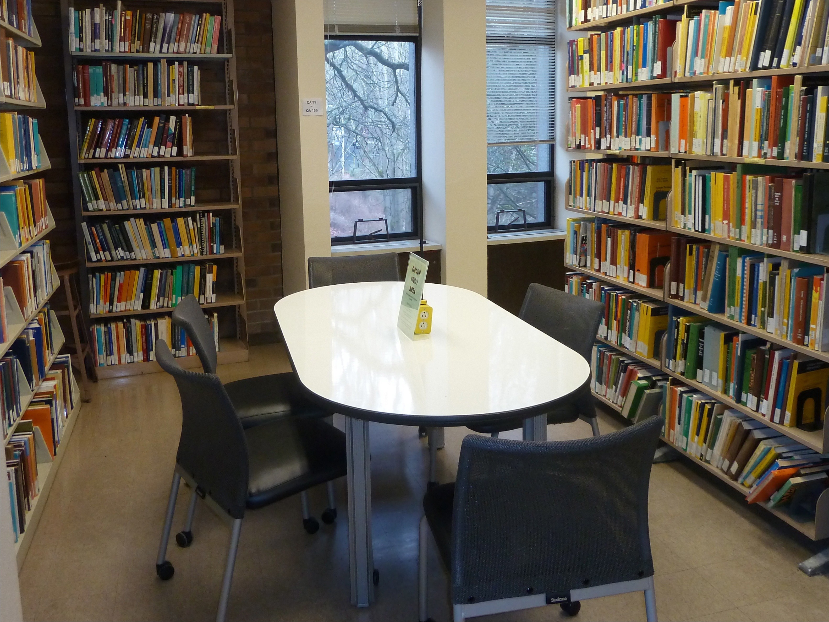 Mathematics Research Library 1st Floor Study Area