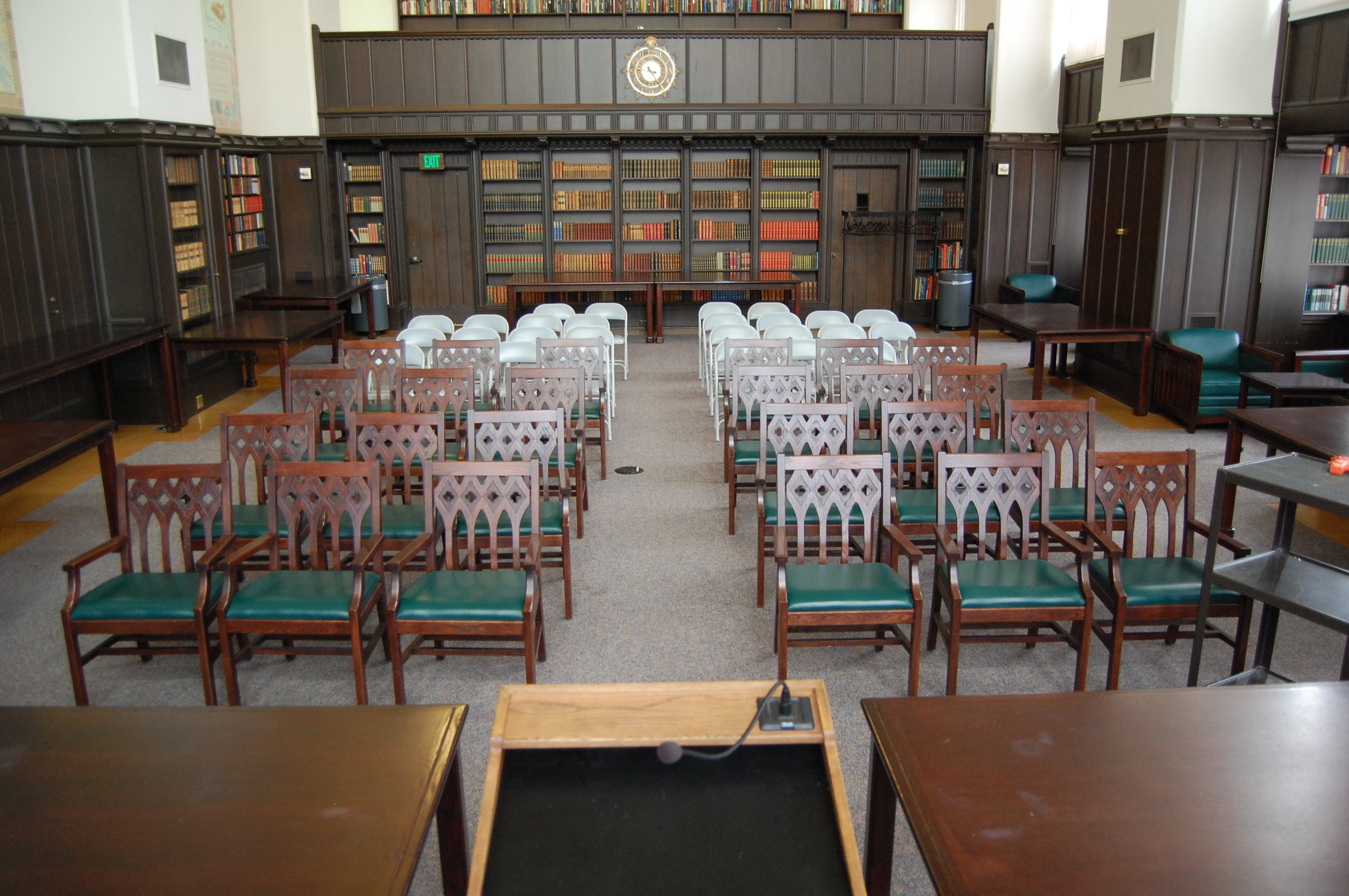 Smith Room Photo - Lecture Setup - from podium