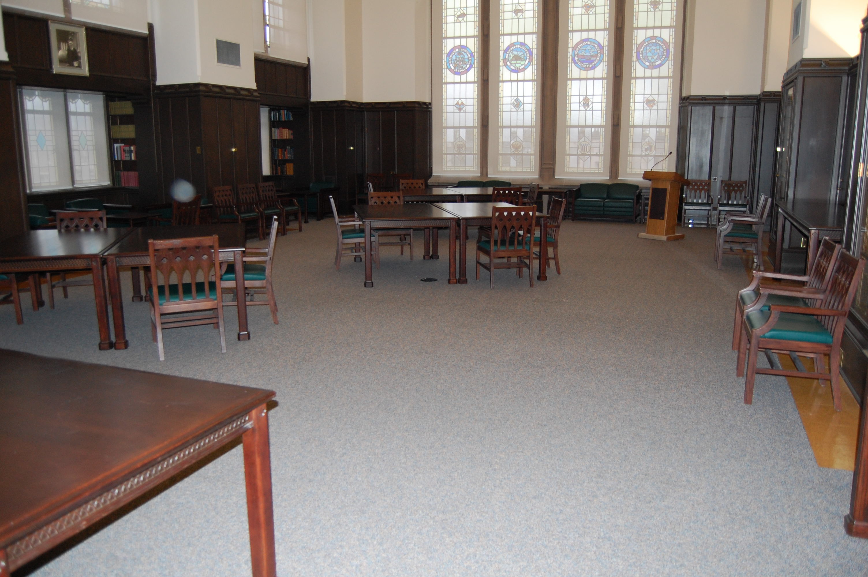 Smith Room Photo - Reception Setup - from entry