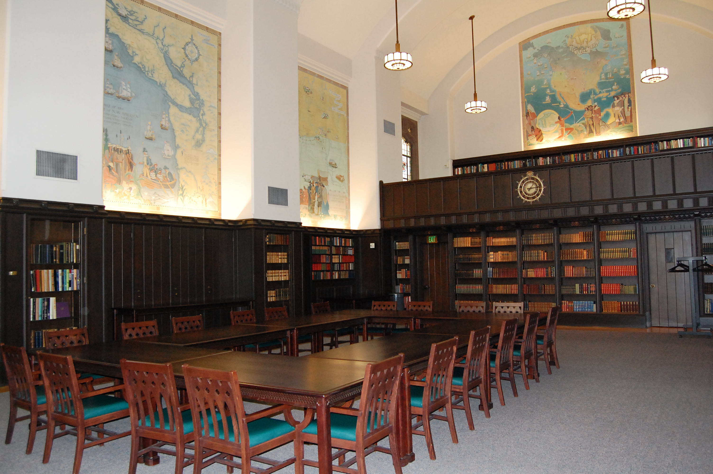 Smith Room Photo - Conference Setup - View of Murals 2