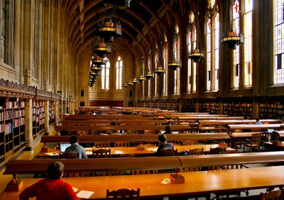 Reading Room in Suzzallo Library A