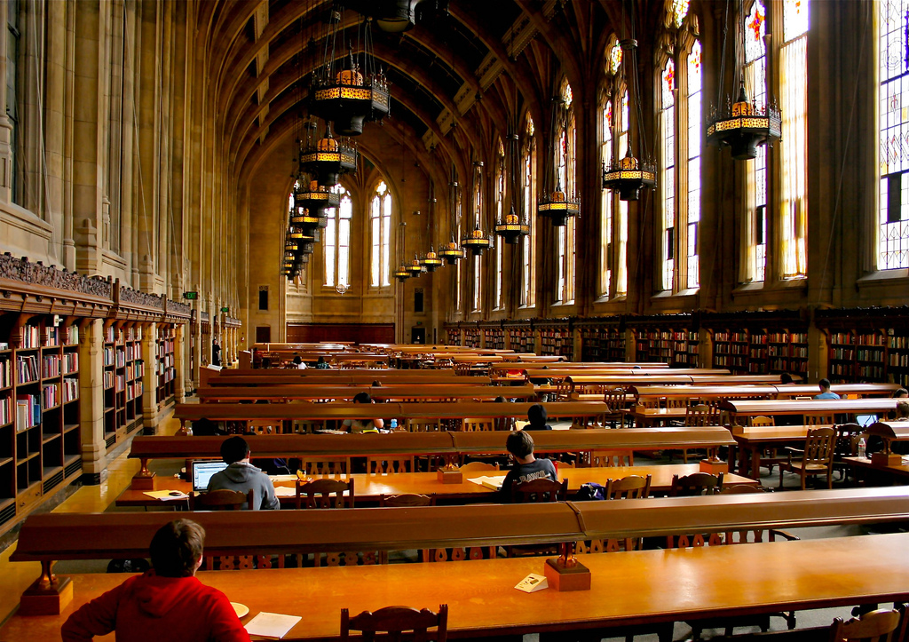 Reading Room in Suzzallo Library A