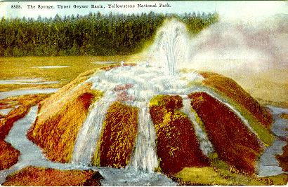 Upper geyser