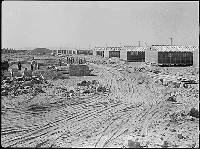 Relocation Camp Under Construction