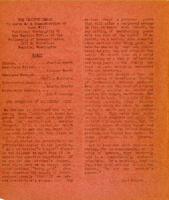 Page 2, Pacific Cable Vol. 1, No. 13 -- 30 Dec. 1942